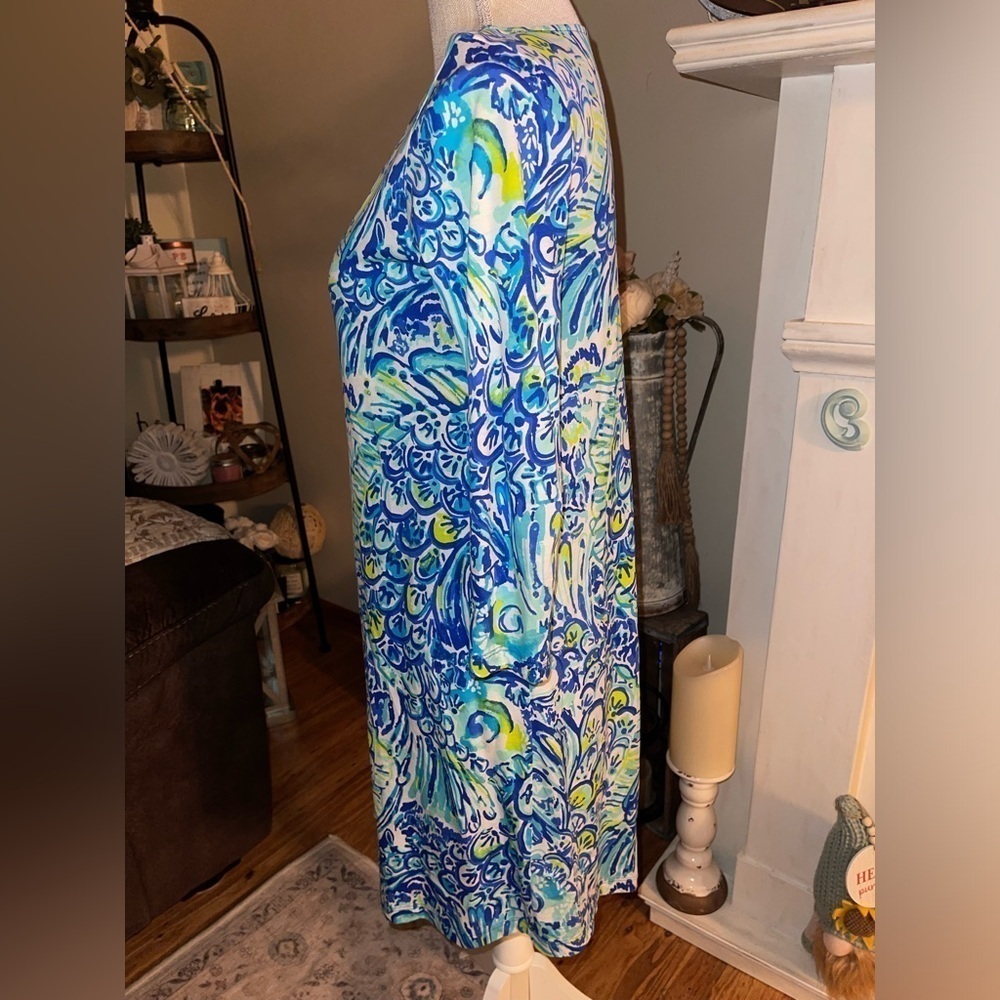 Lily Pulitzer Erin blue crush dress. Worn once EUC SIZE XS - Picture 3 of 13